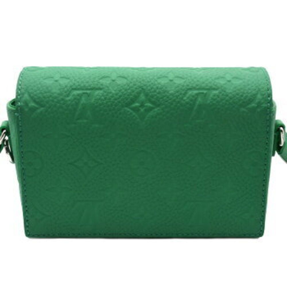 LOUIS VUITTON Monogram Taurillon Steamer Wearable Wallet Shoulder Vert Leather - Picture 4 of 6